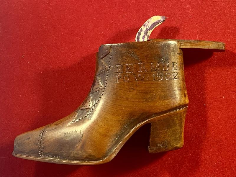 Rare Anglo-Boer War - POW made 'Snake in a Boot' – Bermuda 1902 — image 6