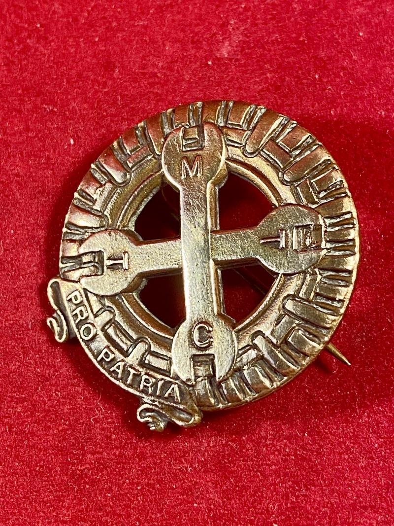 Scarce WW2 Mechanised Transport Training Corps MTTC Women's Cap Badge — image 3