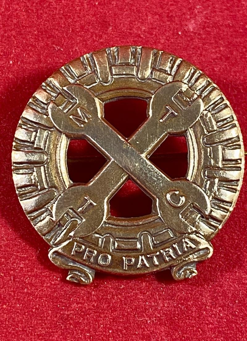 Scarce WW2 Mechanised Transport Training Corps MTTC Women's Cap Badge — image 4