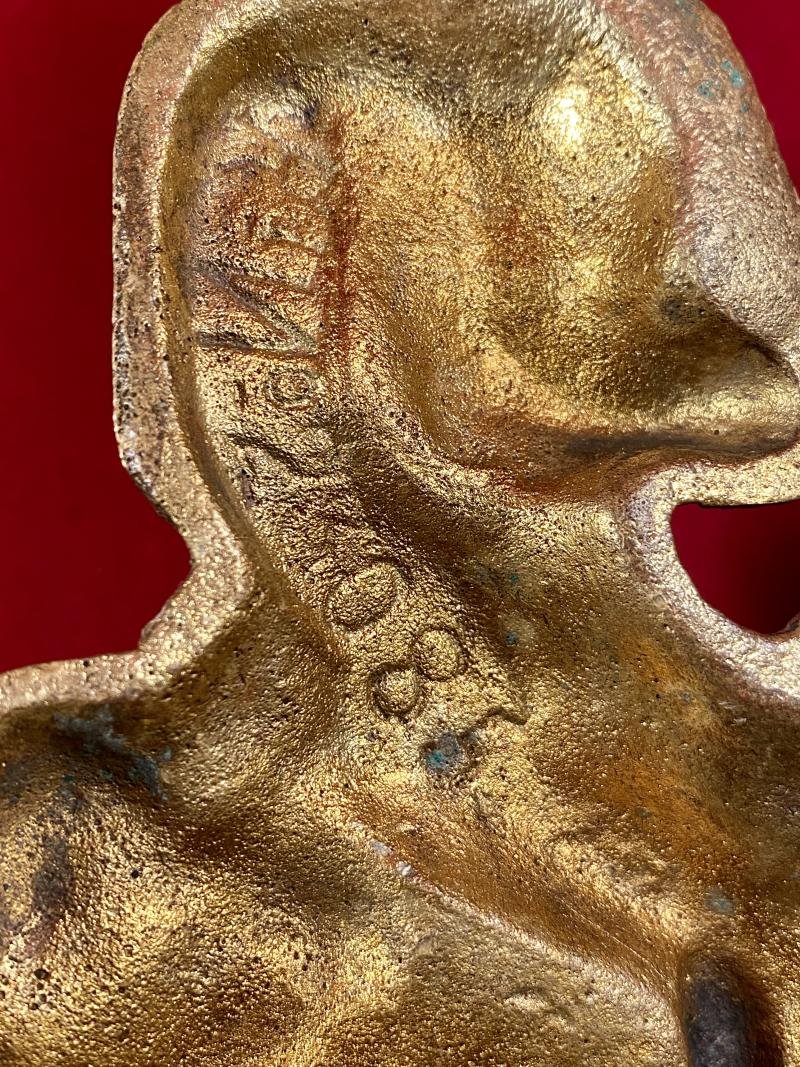 Rare Victorian Gilt Cast Brass Doorstop Depicting Field Marshal Garnet Wolseley on a Camel c1885 — image 9