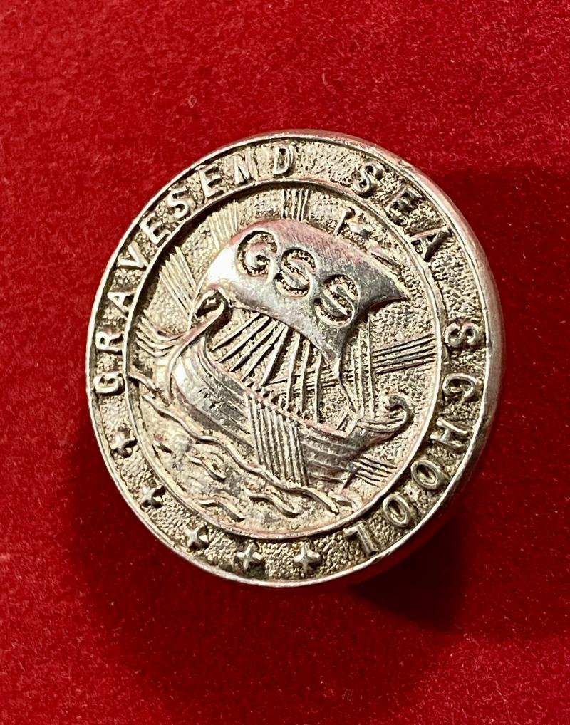 WW2 Gravesend Sea School GSS Lapel Badge by J. R. Guant — image 2