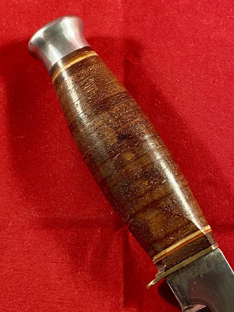 Vintage SOLAR 'Original Bowie Knife' with Black Leather Sheath — image 9