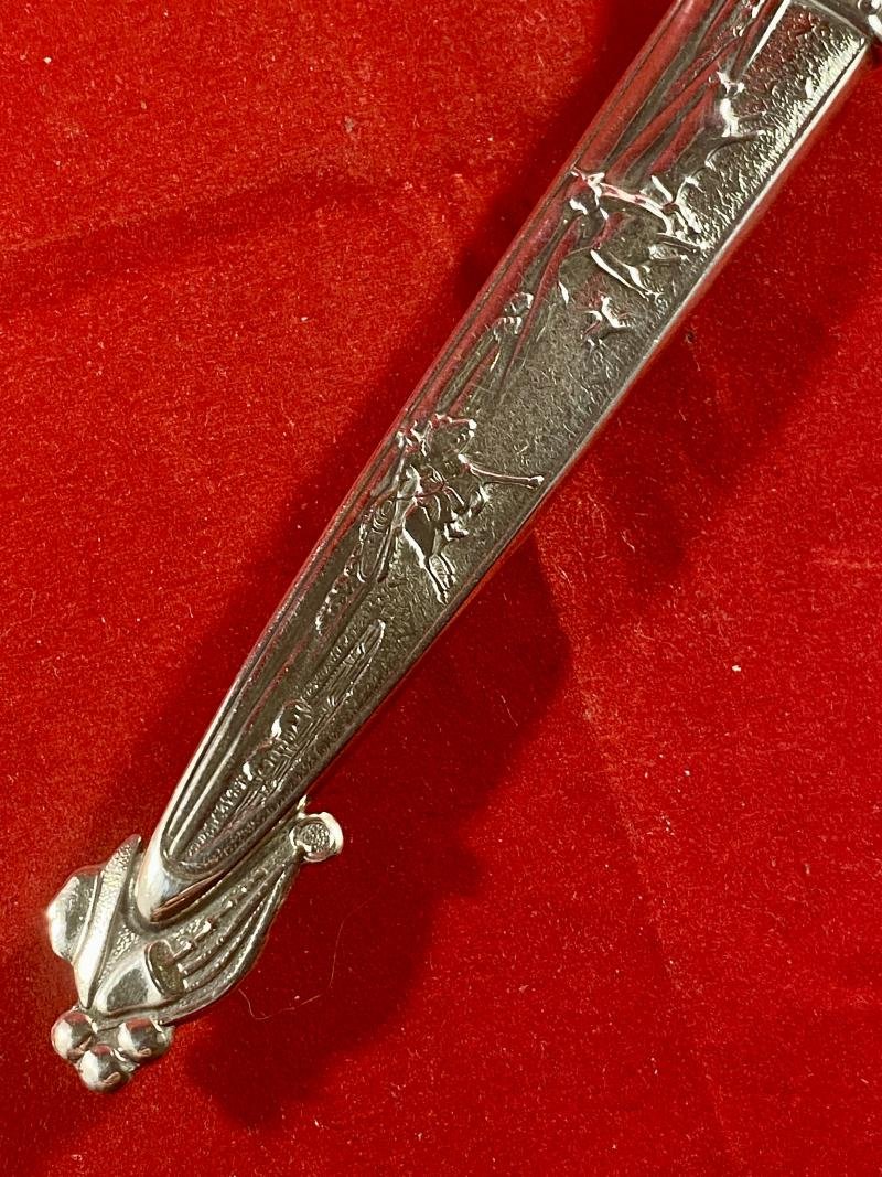 Small Vintage South American Gaucho Cowboy Knife with Silver Fittings by 'ELMO' Gazzola & Travi, Rio Grande do Sul, Brazil — image 8