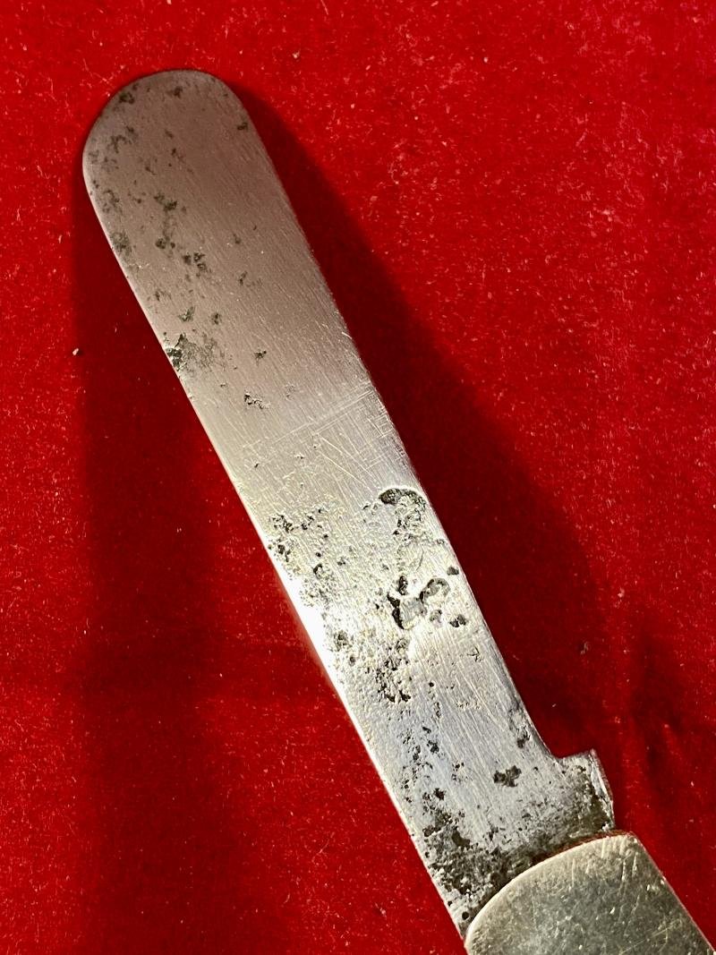 Scarce Antique Folding Ink Palette Knife by John Petty & Sons, Sheffield – Advertising A.B. Fleming & Co. Ltd — image 6