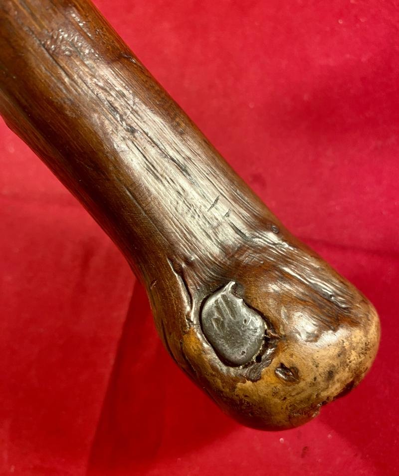 Antique Wooden Trench Raiding Club with Internal Lead Weighted Tip — image 6