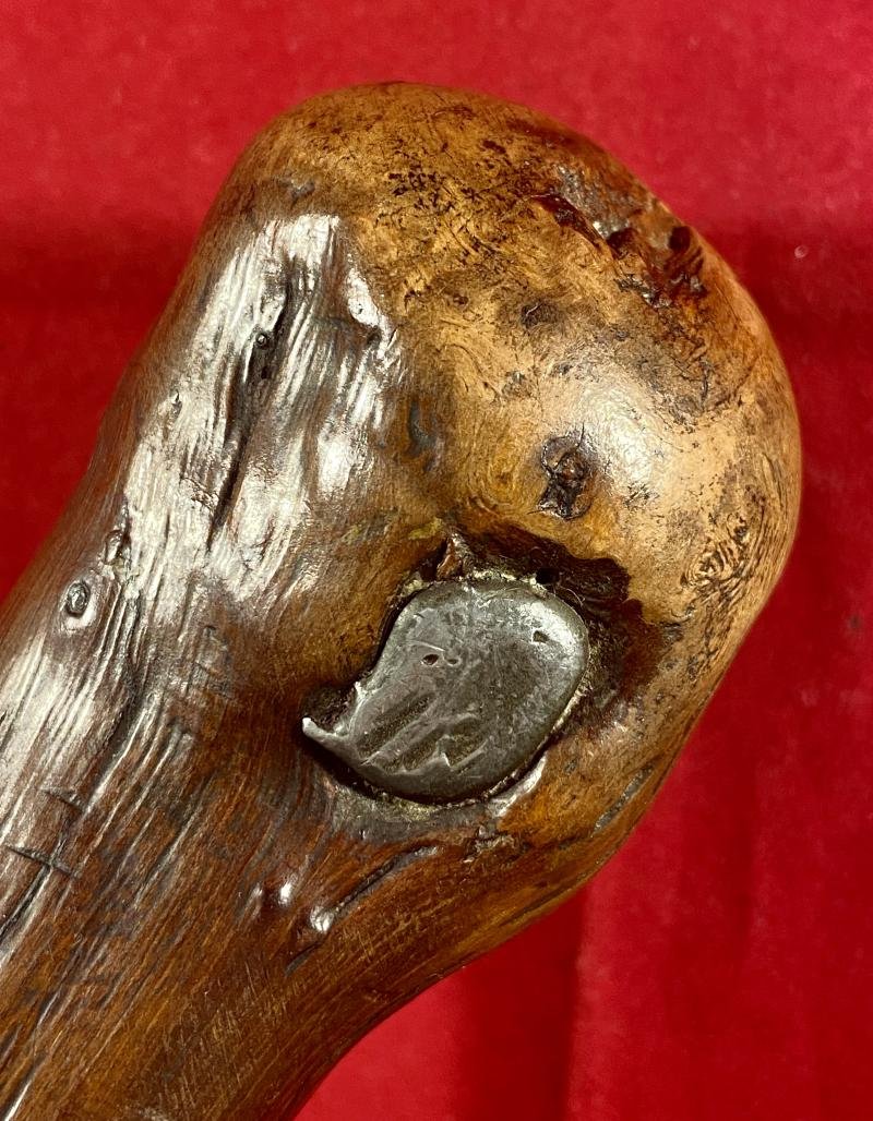 Antique Wooden Trench Raiding Club with Internal Lead Weighted Tip — image 8