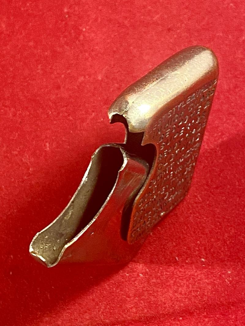 Rare Victorian Plated Brass Vesta Case made by Thomas Turner & Company for Charles Baker & Company's Stores c1885 — image 5