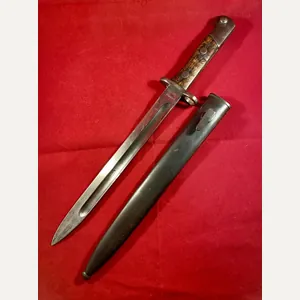 Scarce Unmodified Siamese Type 45 Mauser Bayonet with its original …