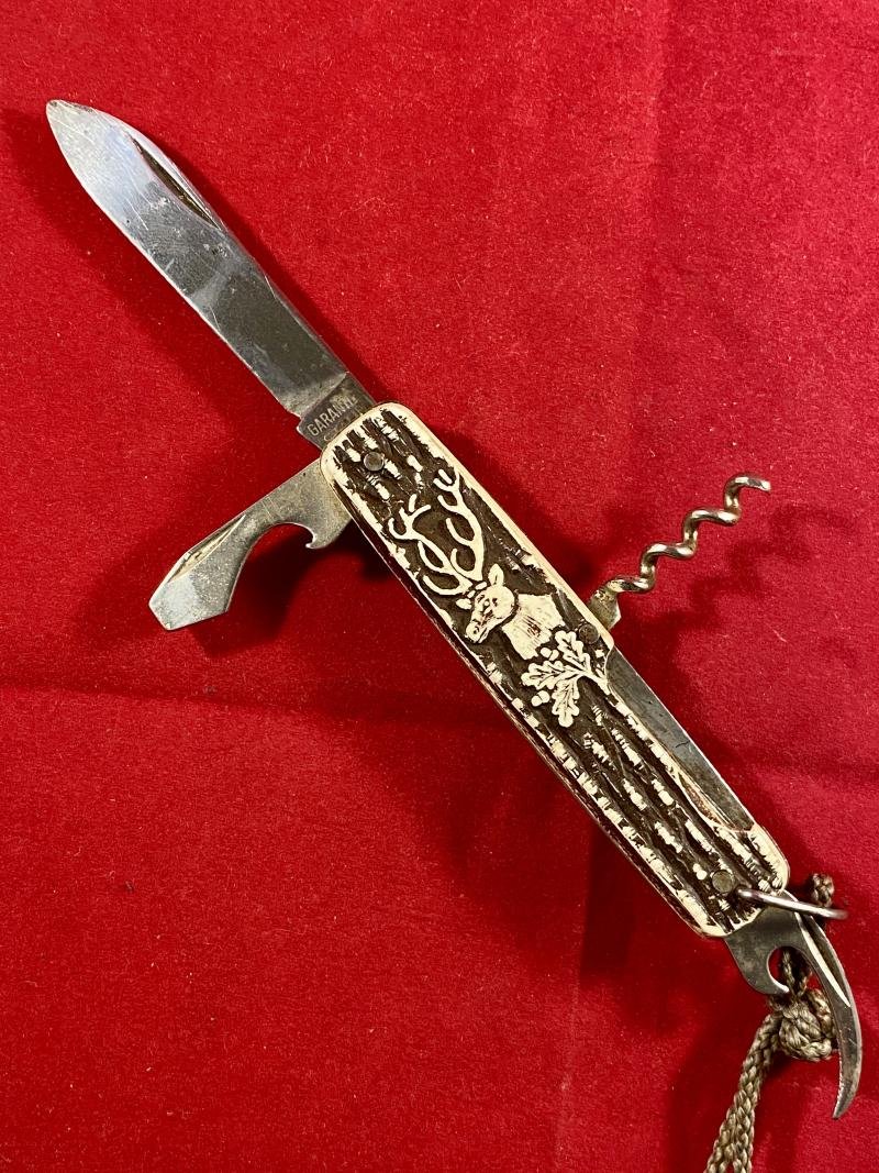 Vintage Multi-Tool Knife by HAPO with Lanyard a Souvenir of Tirol Austria c1960 — image 4