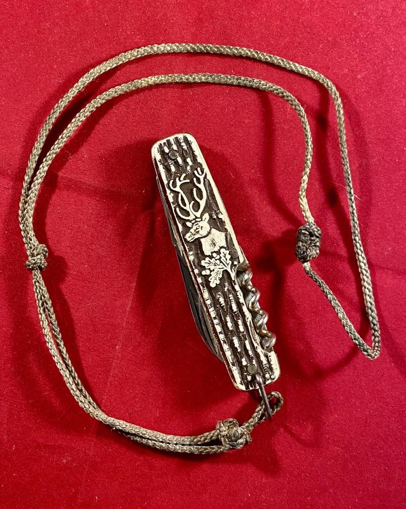 Vintage Multi-Tool Knife by HAPO with Lanyard a Souvenir of Tirol Austria c1960 — image 8