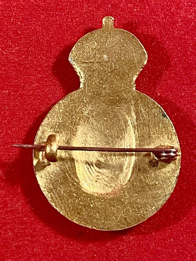 WW2 Army Catering Corps Gilt Brass and Enamel Sweetheart Brooch — image 4