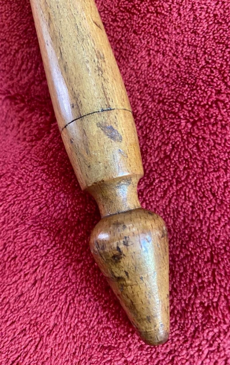 Rare 19th Century English Treen Boxwood Fisherman's Salmon Priest c1830 — image 5