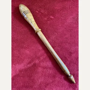 Rare 19th Century English Treen Boxwood Fisherman's Salmon Priest c1830