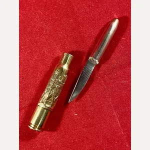 Fine WW1 Trench Art German 8x57mm Bullet Knife being a …