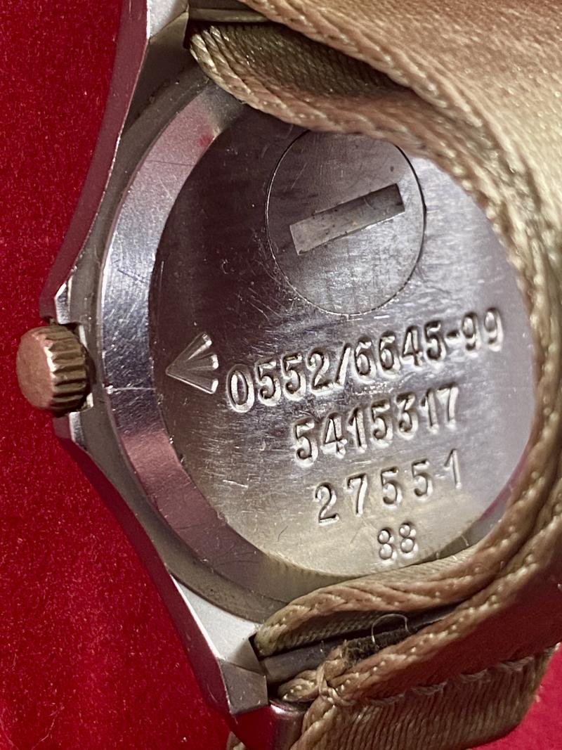 1988 British Royal Navy Issue CWC Quartz Wristwatch – Nato No. 0552/6645-99 5415317 — image 7