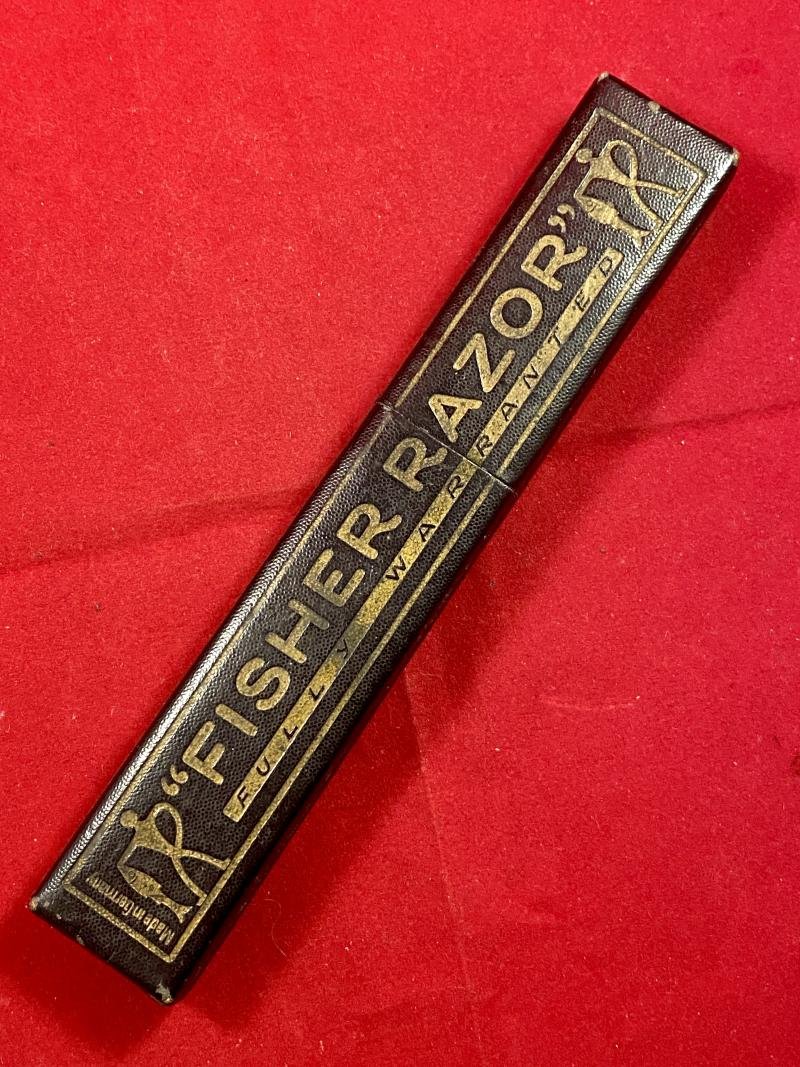 Fine Antique German Paul Kohl FISHER SUPERB Cutthroat Razor with Original Case c1925 — image 10