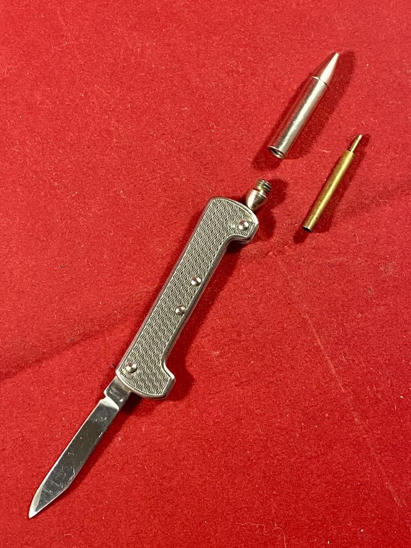 Unusual Vintage Pocket Knife with Folding Ink Pen and Blade by Richards of Sheffield — image 4