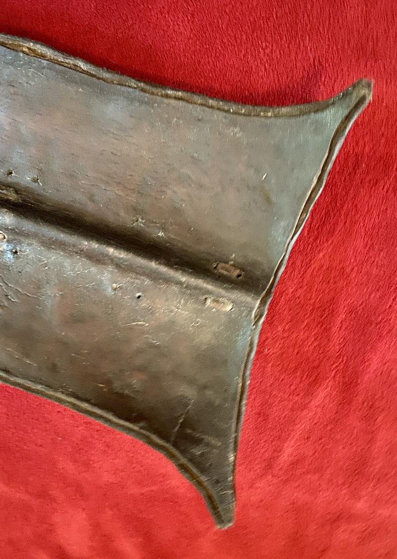 Rare Antique 19th Century Turkana Tribal Animal Hide Warrior Shield from Lake Turkana Kenya. — image 6