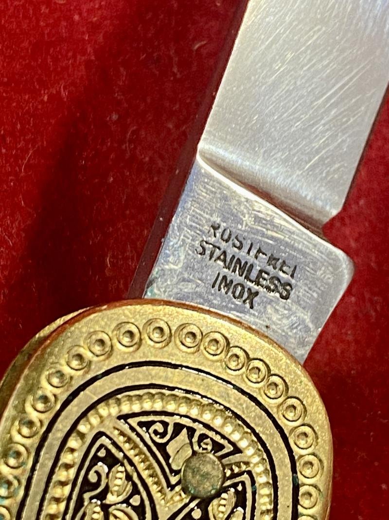 Mint Gentleman's or Lobster knife by Aug. Muller Sohne Solingen made for the Mechanical Engineering Company, Th. Kieserling & Albrecht c1950 — image 7