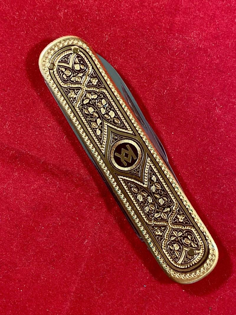 Mint Gentleman's or Lobster knife by Aug. Muller Sohne Solingen made for the Mechanical Engineering Company, Th. Kieserling & Albrecht c1950 — image 9