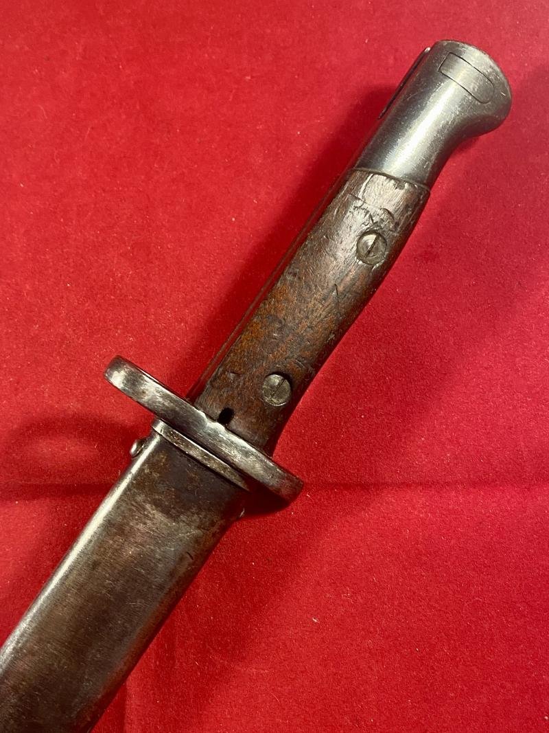 Antique Portuguese M1904 Sword Bayonet and Scabbard made by Simson & Co of Suhl Germany — image 5
