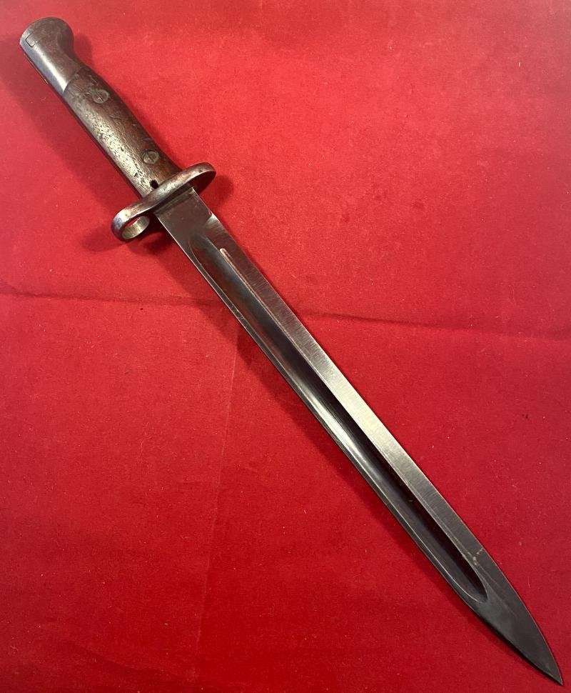Antique Portuguese M1904 Sword Bayonet and Scabbard made by Simson & Co of Suhl Germany — image 6