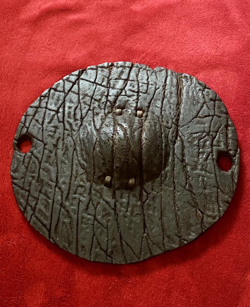 Rare 19th Century Elephant Hide Warrior Shield from the Hadendoa people of the Beja Tribe from Sudan/Eritrea