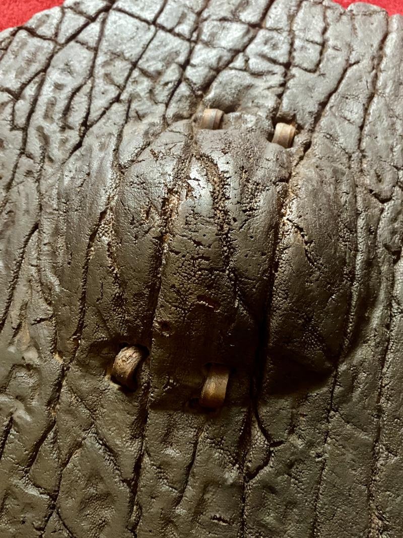 Rare 19th Century Elephant Hide Warrior Shield from the Hadendoa people of the Beja Tribe from Sudan/Eritrea — image 5