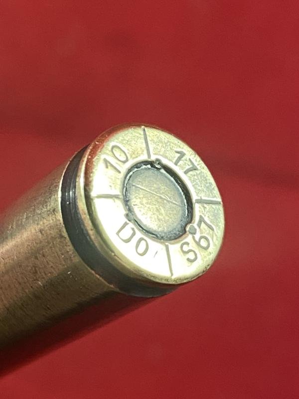 Unusual British WW1 Bullet Trench Art Letter Opener in the Shape of a Lady's Leg with an Engaved Shoe and Garter — image 10