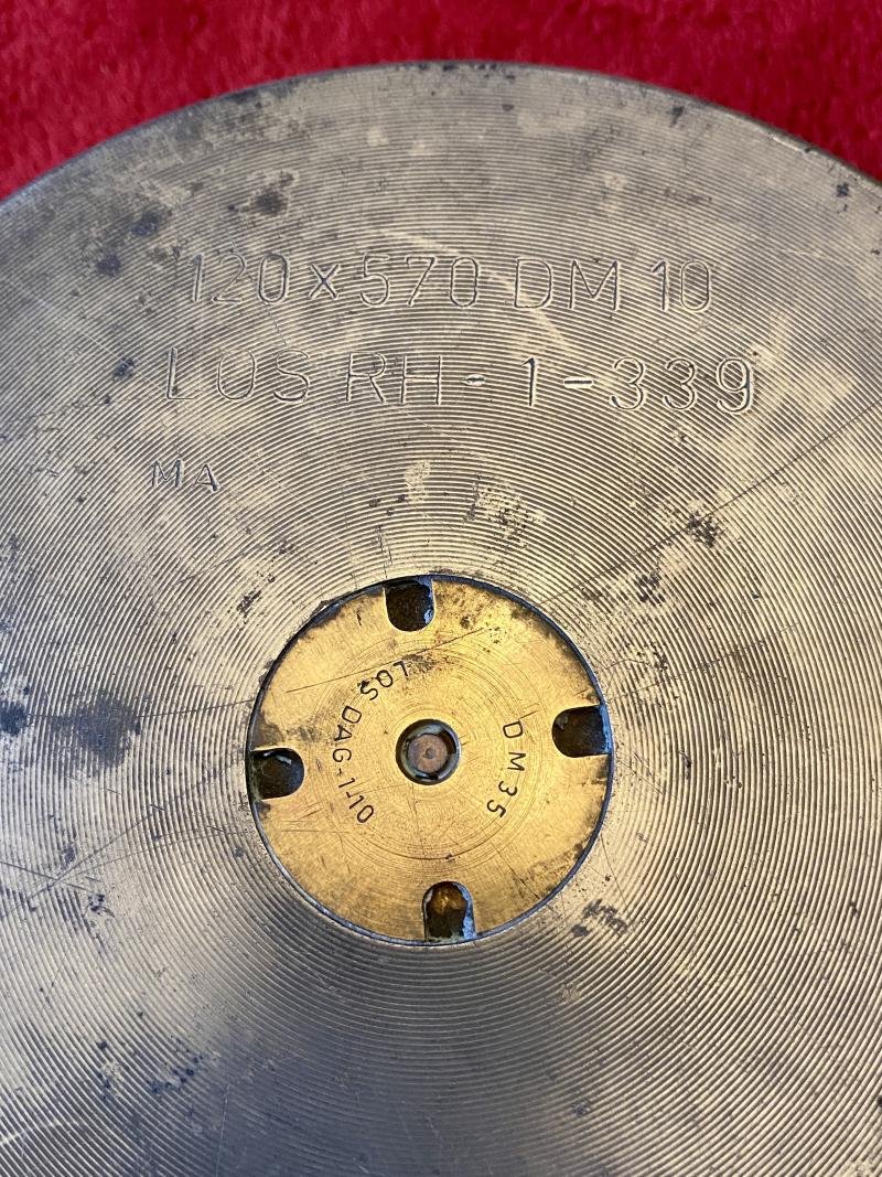 Scarce German Leopard 2 Tank 120mm Shell Casing Base — image 3