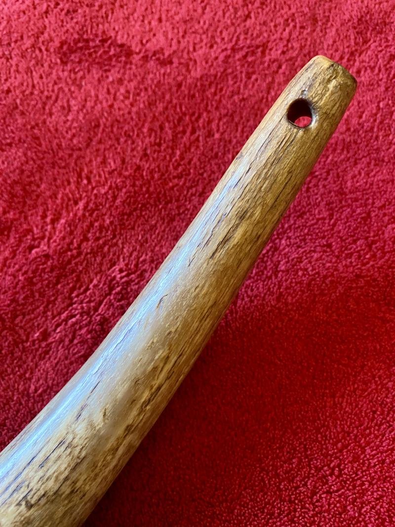 Antique Drenching Horn Farm Implement Engraved with WC — image 10