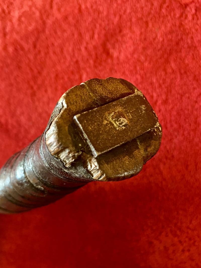 Early Nepalese Gurkha Fighting Kukri with Leather Wrapped Grip — image 9