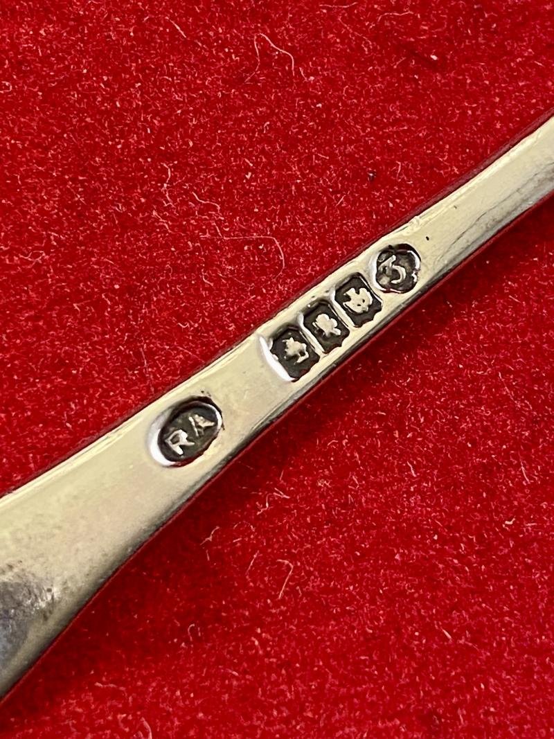 Scottish Silver Hallmarked Axe Shaped Kilt Pin/Brooch by Robert Allison of Glasgow - 1955 — image 6