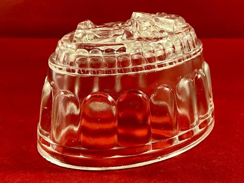 Vintage Royal Navy Clear Glass Anchor Jelly Mould — image 4