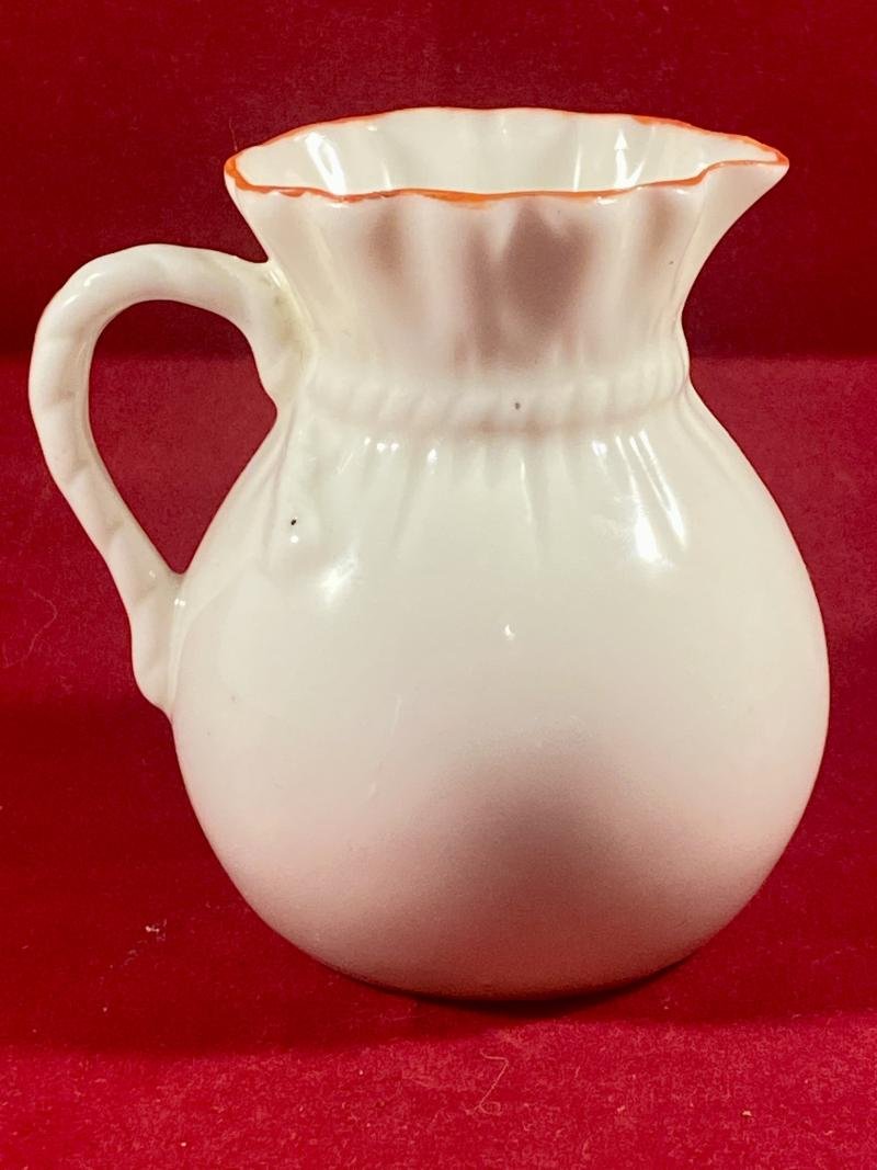 Milton China Crested Ware Sack Jug Depicting Lucky Black Cat with Swastika c1920 — image 4