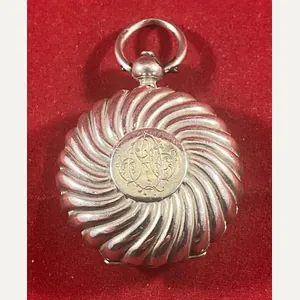 Beautiful Victorian Hallmarked Silver Sovereign Holder by Samuel Mordan and …