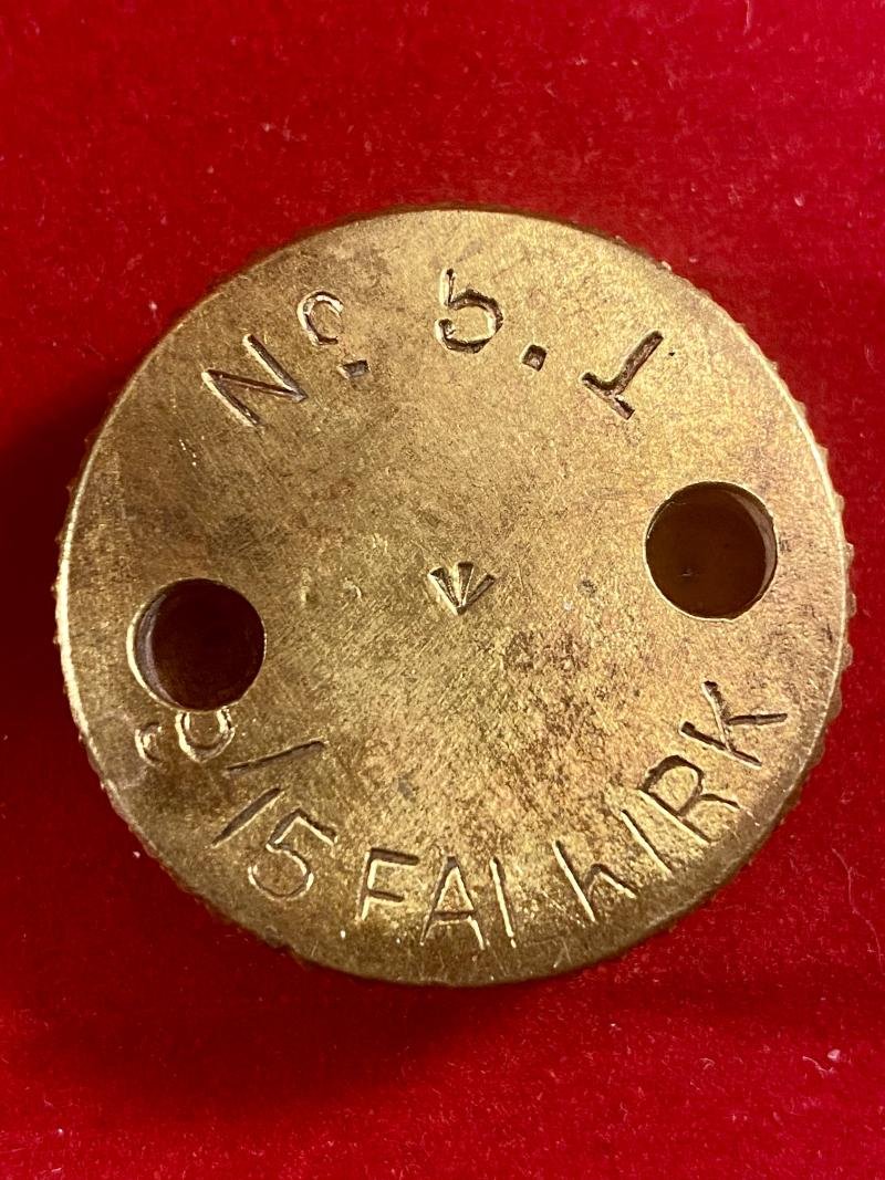 INERT Original 1915 WW1 British No5 Mk1 Mills Hand Grenade – Carron Company Falkirk Scotland — image 9