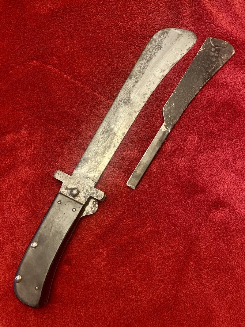 WW2 US Army Air Force Folding Survival Machete with Blade Cover by CAMILLUS USA — image 2