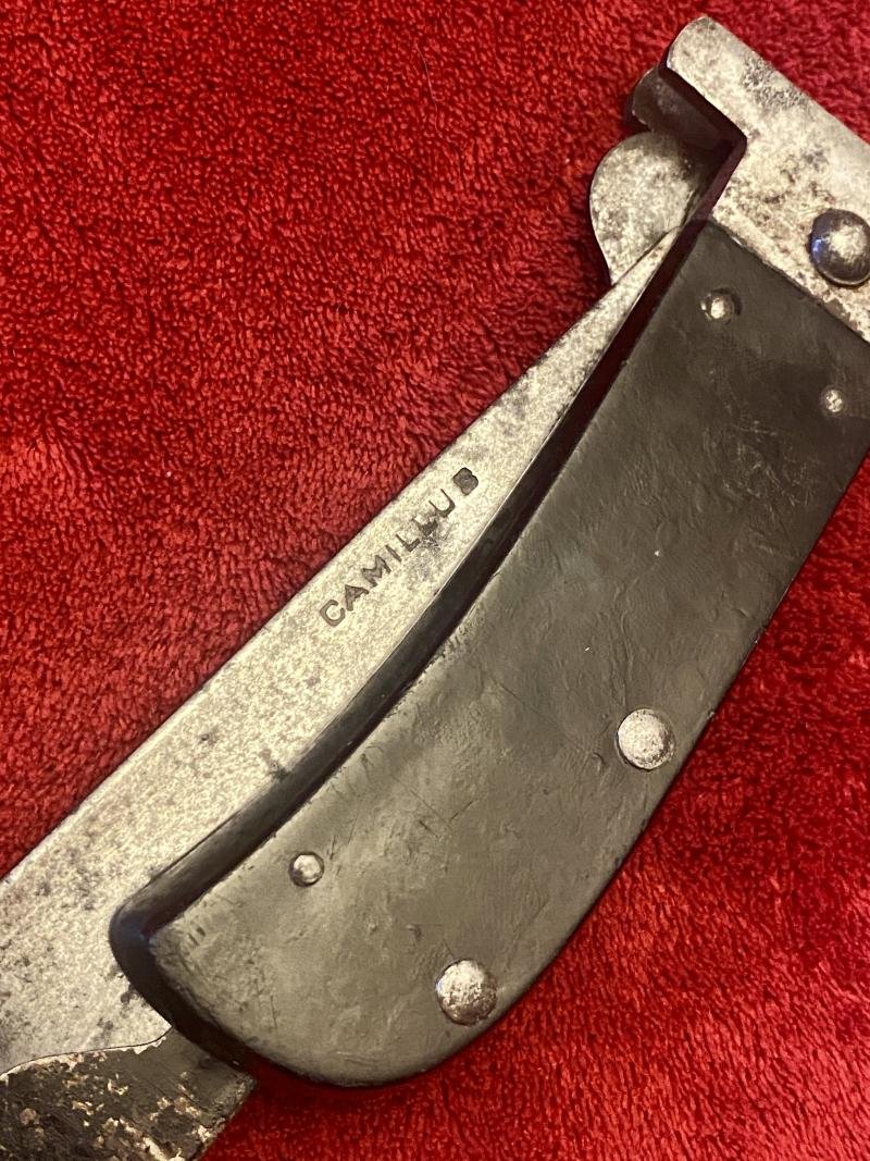 WW2 US Army Air Force Folding Survival Machete with Blade Cover by CAMILLUS USA — image 9