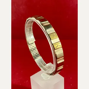 WW1 German Trench Art Gilt Copper Driving Band Bangle Engraved …