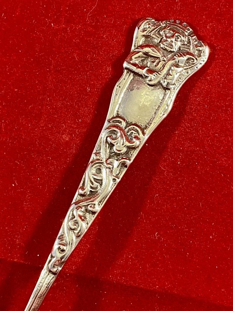 Fine Ornate Antique Norwegian Silver Spoon by Christiansen & Svendsen, Trondhjem, Norway c1910 — image 4