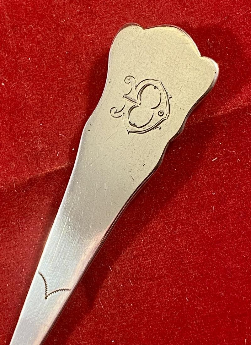 Fine Ornate Antique Norwegian Silver Spoon by Christiansen & Svendsen, Trondhjem, Norway c1910 — image 7