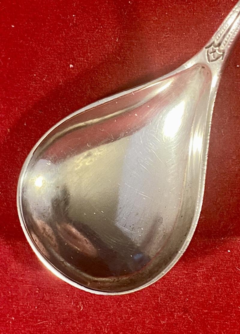 Fine Ornate Antique Norwegian Silver Spoon by Christiansen & Svendsen, Trondhjem, Norway c1910 — image 8