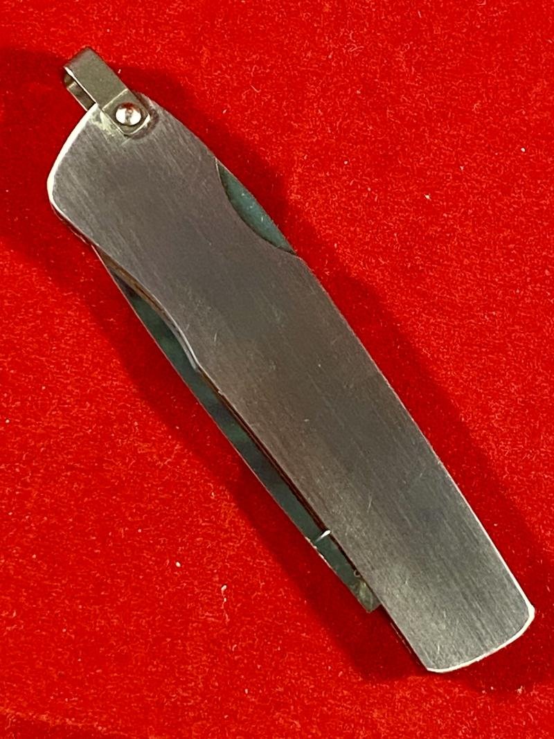 Fine MOKI Stainless Steel Lock Back Pocket Knife c1999 — image 10