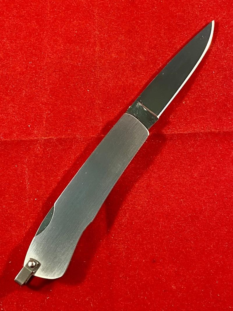 Fine MOKI Stainless Steel Lock Back Pocket Knife c1999 — image 2
