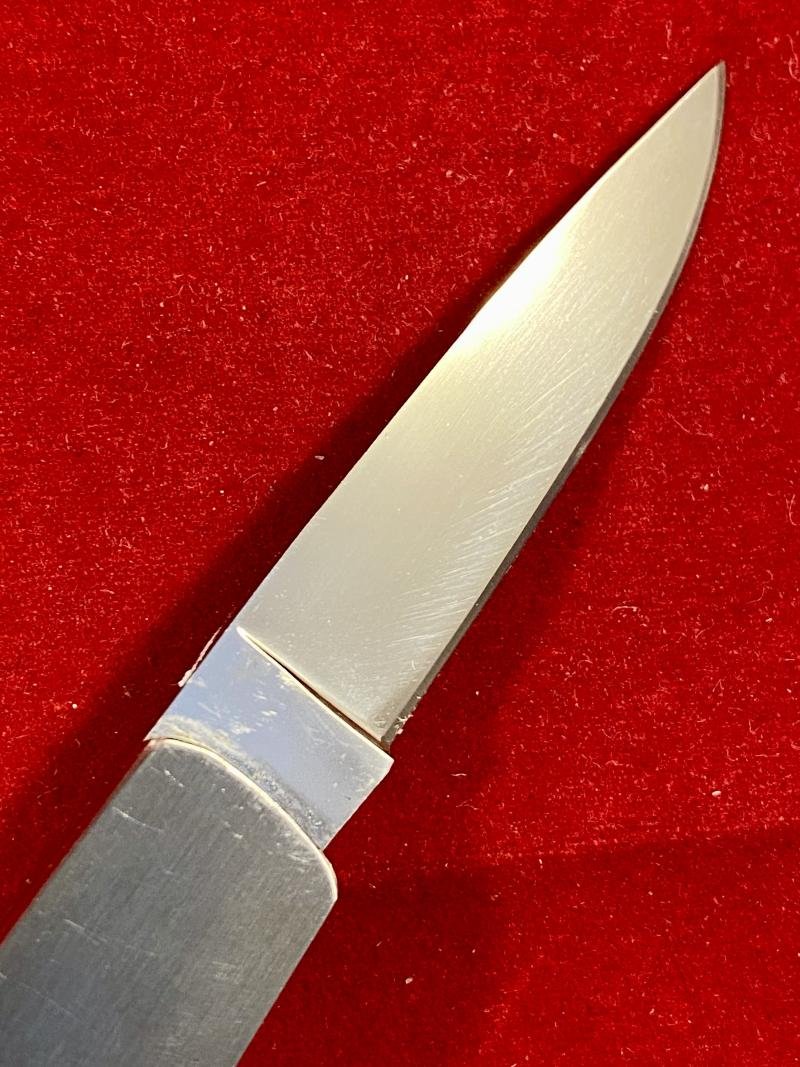 Fine MOKI Stainless Steel Lock Back Pocket Knife c1999 — image 4