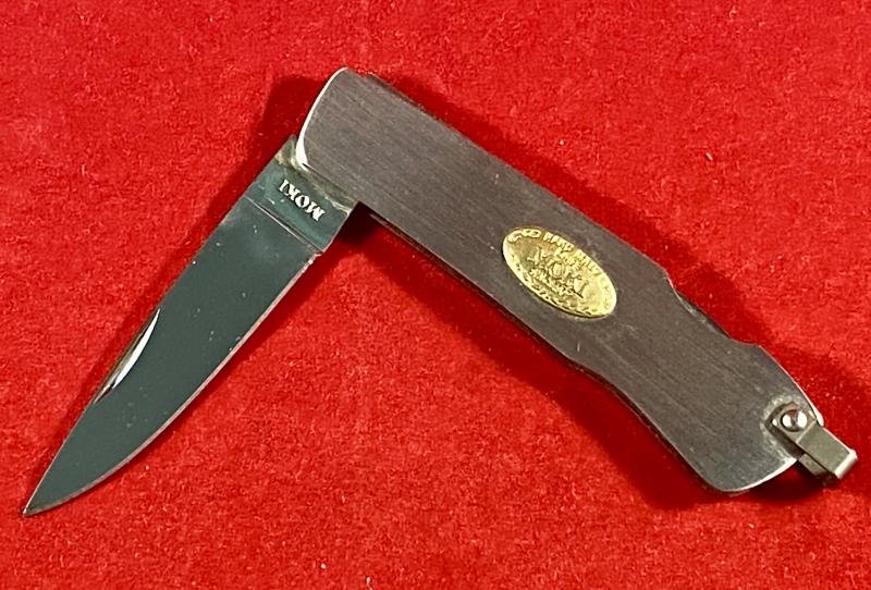 Fine MOKI Stainless Steel Lock Back Pocket Knife c1999 — image 5