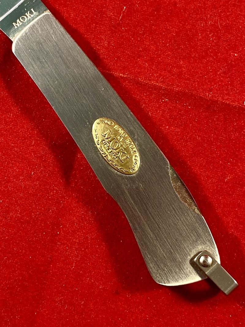 Fine MOKI Stainless Steel Lock Back Pocket Knife c1999 — image 6