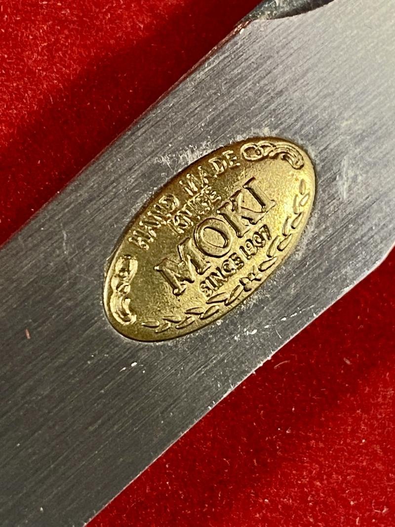 Fine MOKI Stainless Steel Lock Back Pocket Knife c1999 — image 8