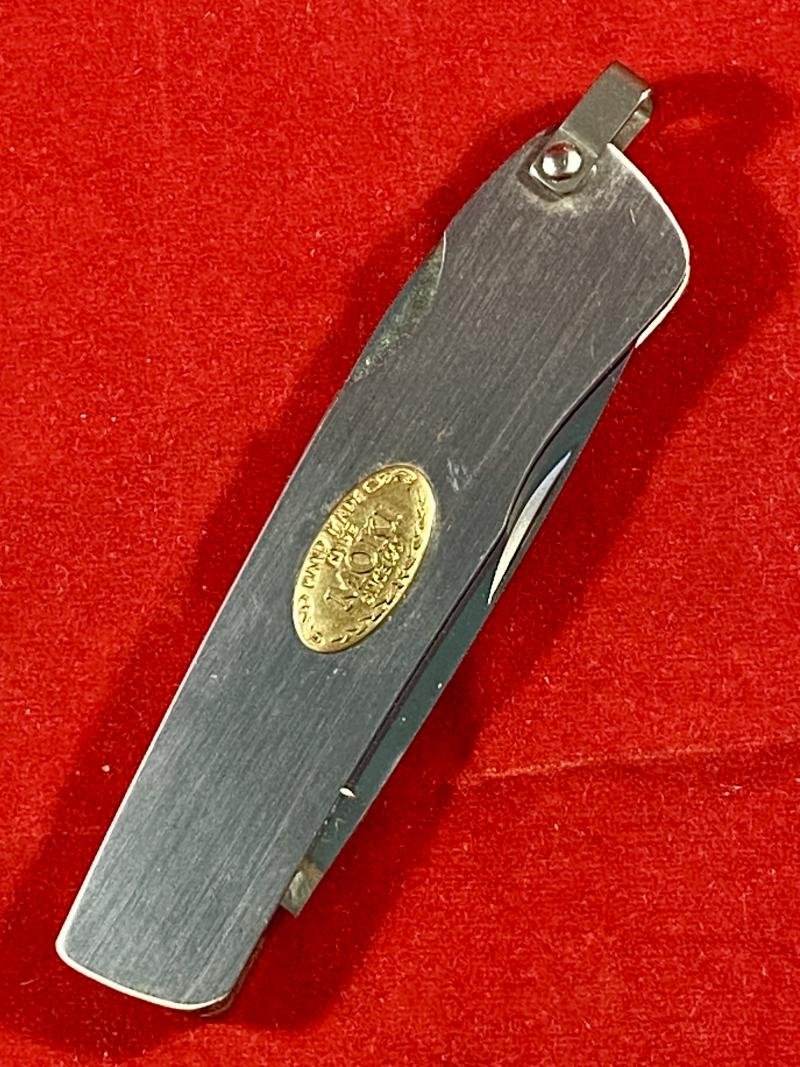 Fine MOKI Stainless Steel Lock Back Pocket Knife c1999 — image 9